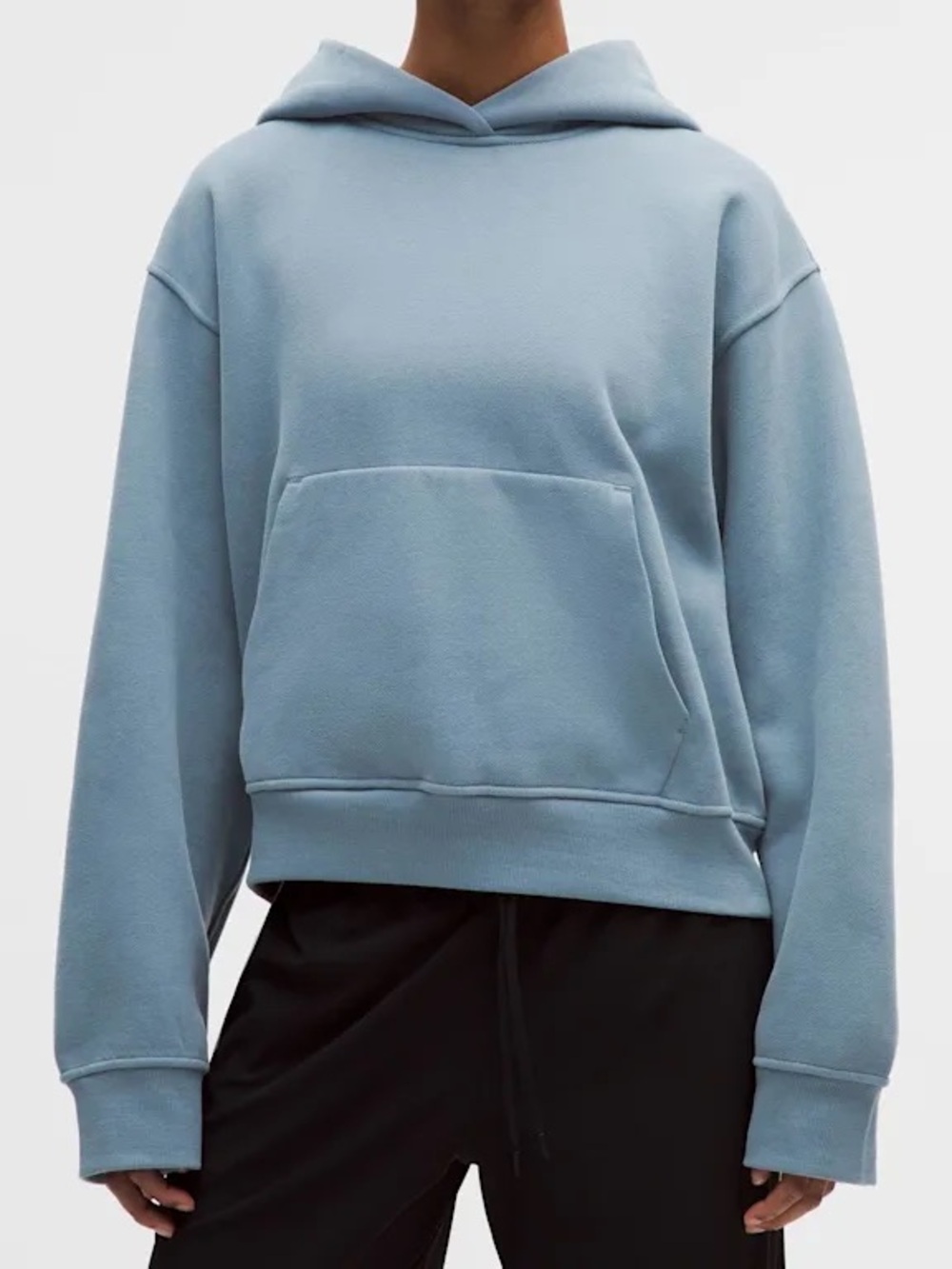 NWT Lululemon W Steady State Oversized Hoodie Steel Blue M